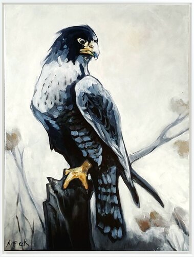 Königlicher Blick by Regina Fleck, Painting for Sale on Select