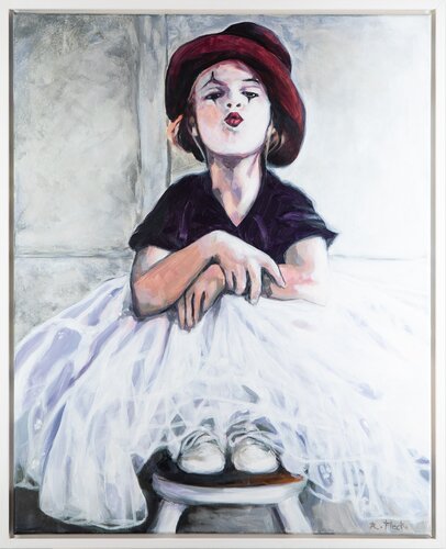 Ungezähmt by Regina Fleck, Painting for Sale on Select