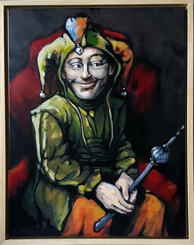 Ein Königreich für seine Gedanken by Regina Fleck, Painting for Sale on Select