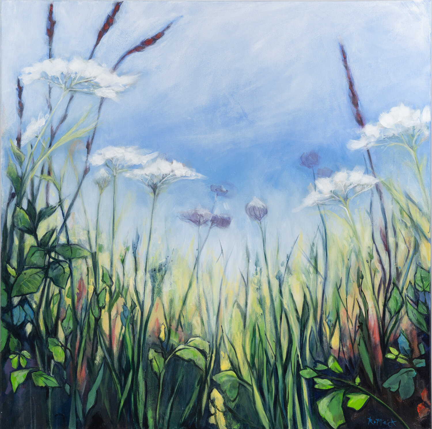 Im Tanz des Windes Regina Fleck Original painting for sale