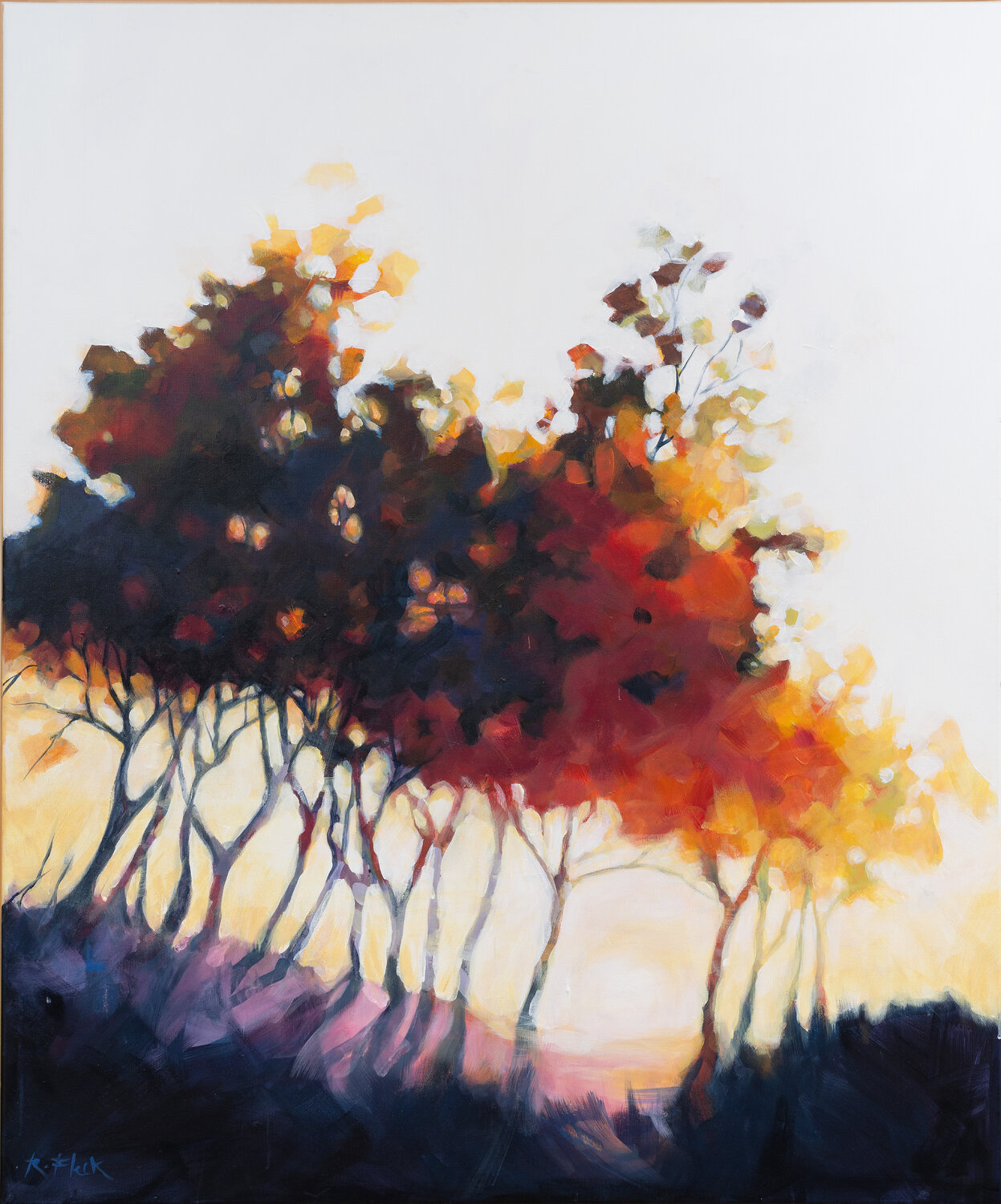 herbstliche Serenade Regina Fleck Original painting for sale