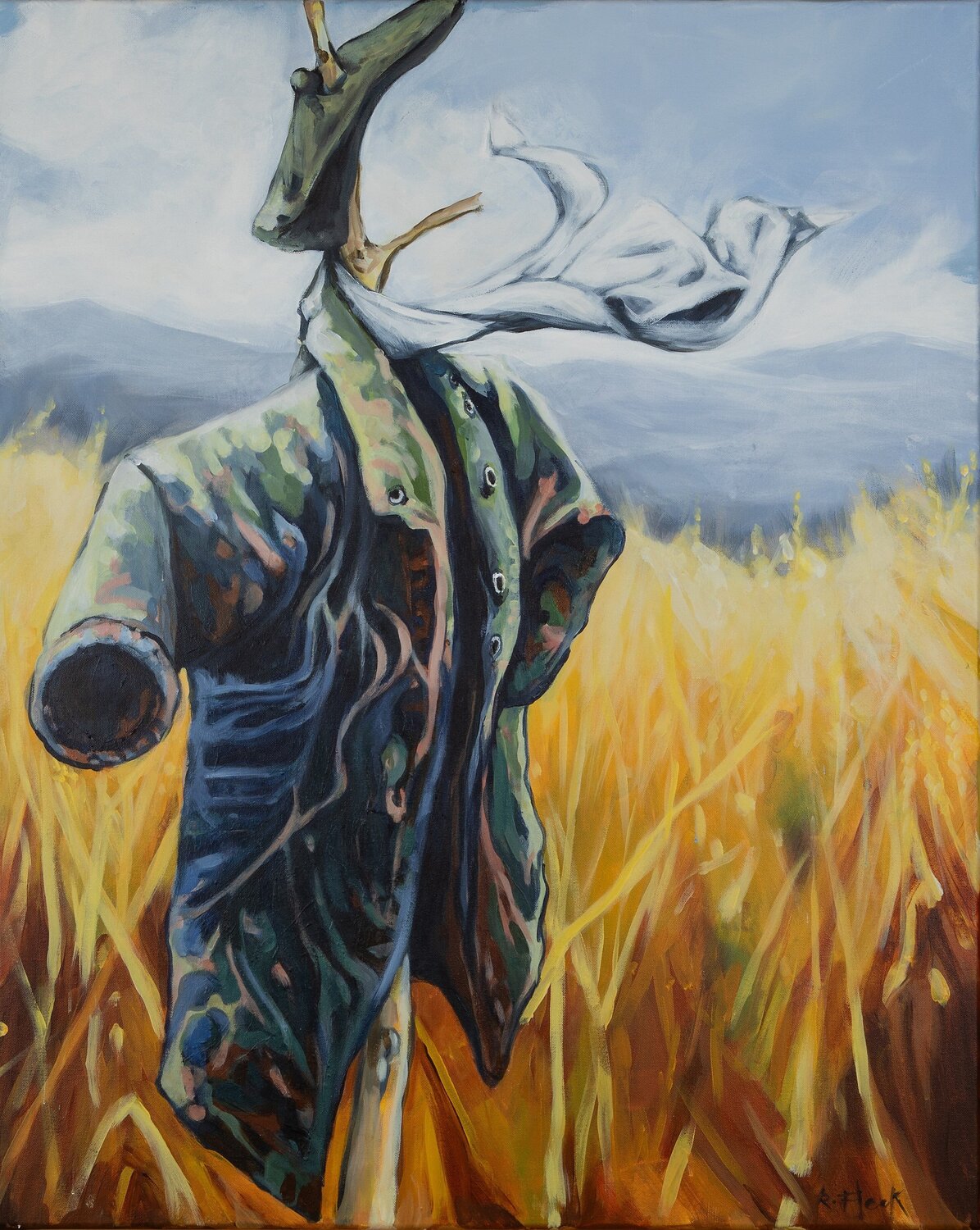 Der Wind kennt meinen Namen Regina Fleck Original painting for sale