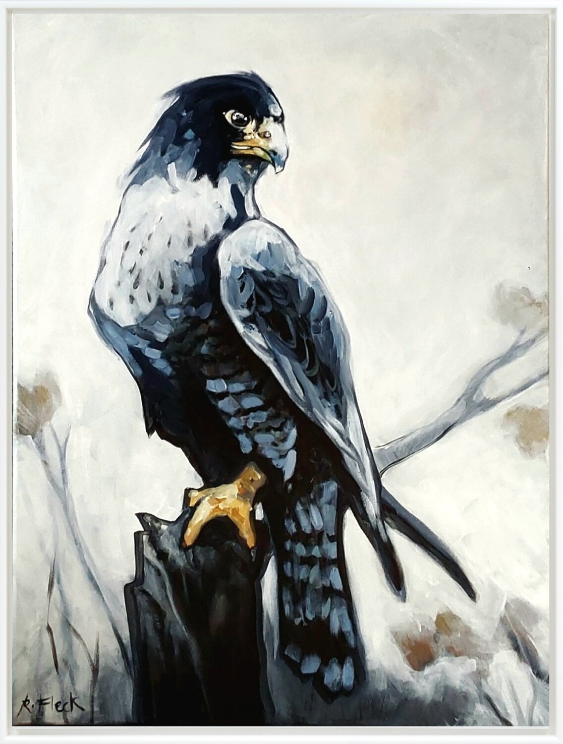 Königlicher Blick Regina Fleck Original painting for sale
