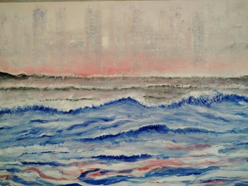Là-bas ! Où sommes-nous? by Pascal Lassarre, Painting for Sale on Select