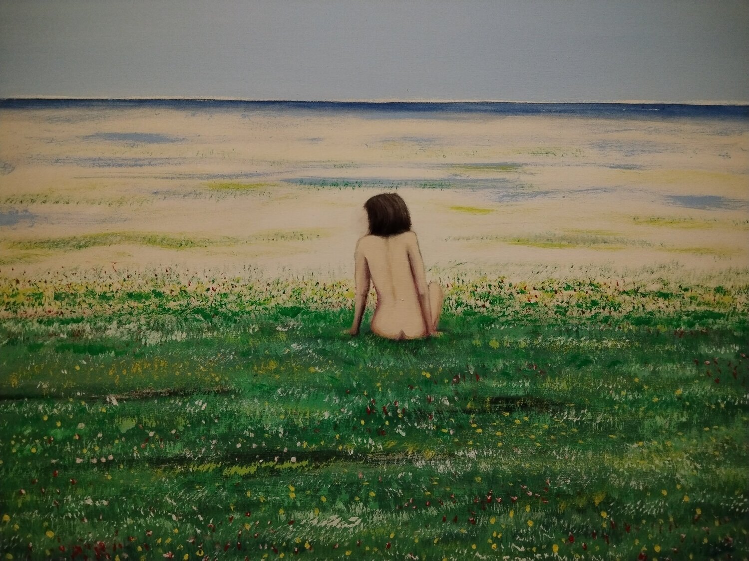 Un horizon Pascal Lassarre Original painting for sale