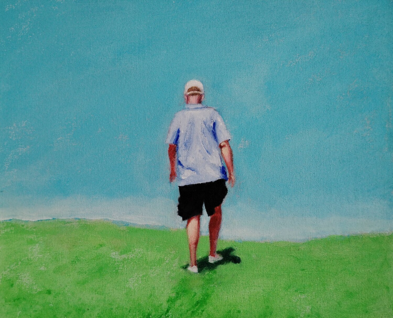 Errance II Pascal Lassarre Original painting for sale