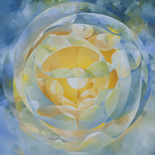 Gold. Frost by Tetiana Gryshchenko, Painting for Sale on Select
