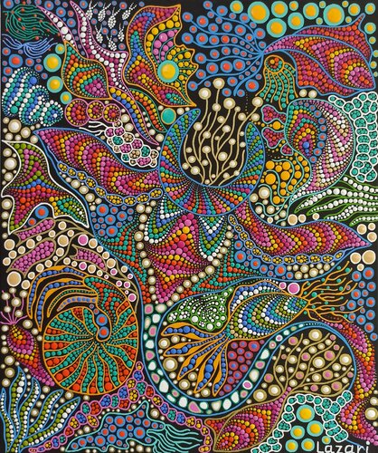 Ocean's Embrace by Oxana Lazari, Painting for Sale on Select