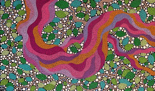 Flow of the Jungle by Oxana Lazari, Painting for Sale on Select