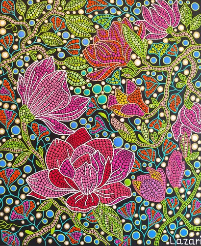 Magnolia by Oxana Lazari, Painting for Sale on Select