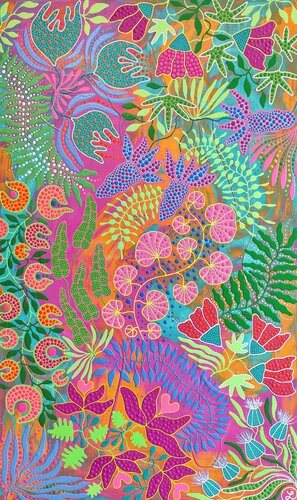 Botanical Dream by Oxana Lazari, Painting for Sale on Select