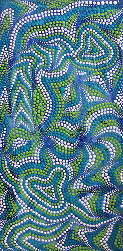 Ocean Rhythm by Oxana Lazari, Painting for Sale on Select
