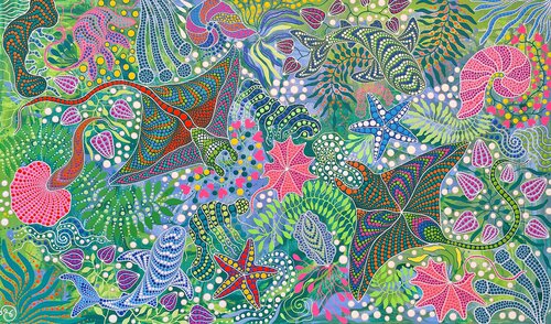 Ocean Symphony by Oxana Lazari, Painting for Sale on Select