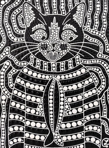 Hypnotic Cat 4 von Oxana Lazari, Malerei kaufen auf Select