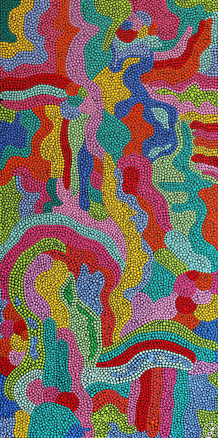 Rainbow Valley Oxana Lazari Original painting for sale