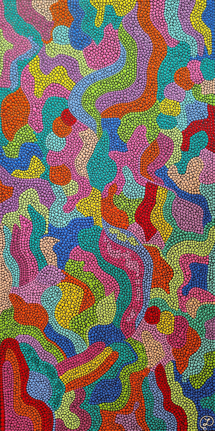 Rainbow Valley 2 Oxana Lazari Original painting for sale