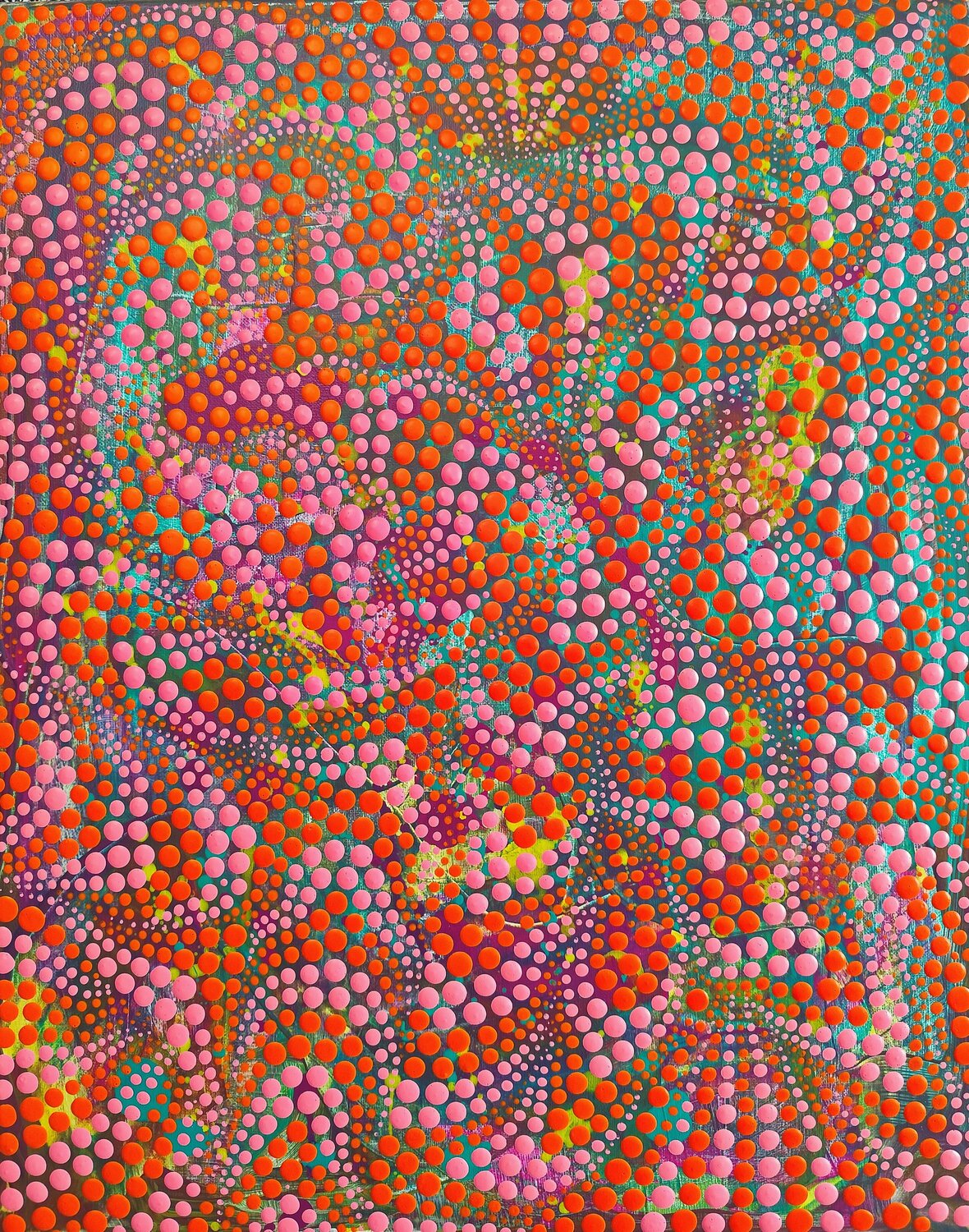 Electric Sunrise Oxana Lazari Original painting for sale