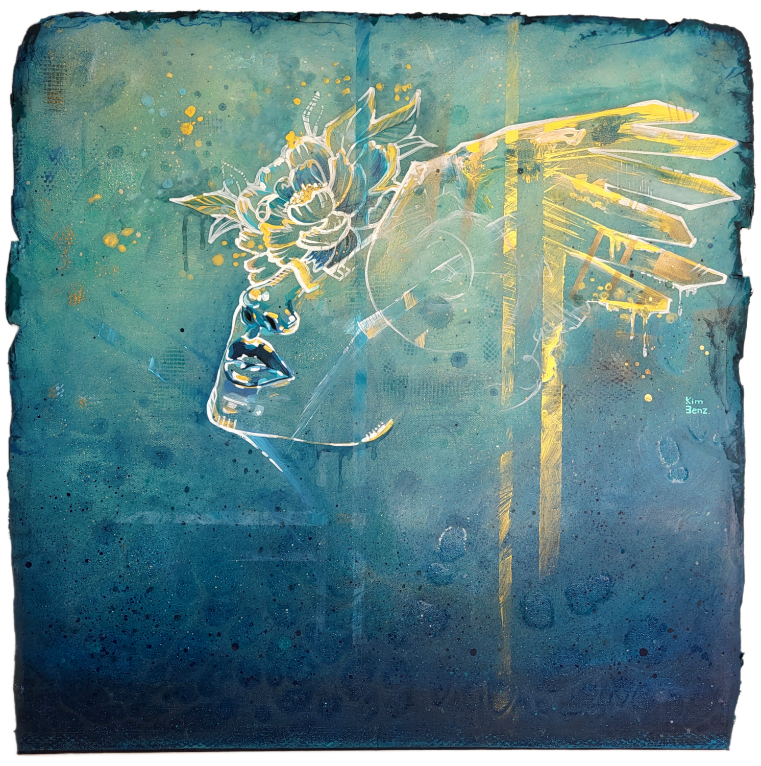 Dreamer Kim Benz Original painting for sale