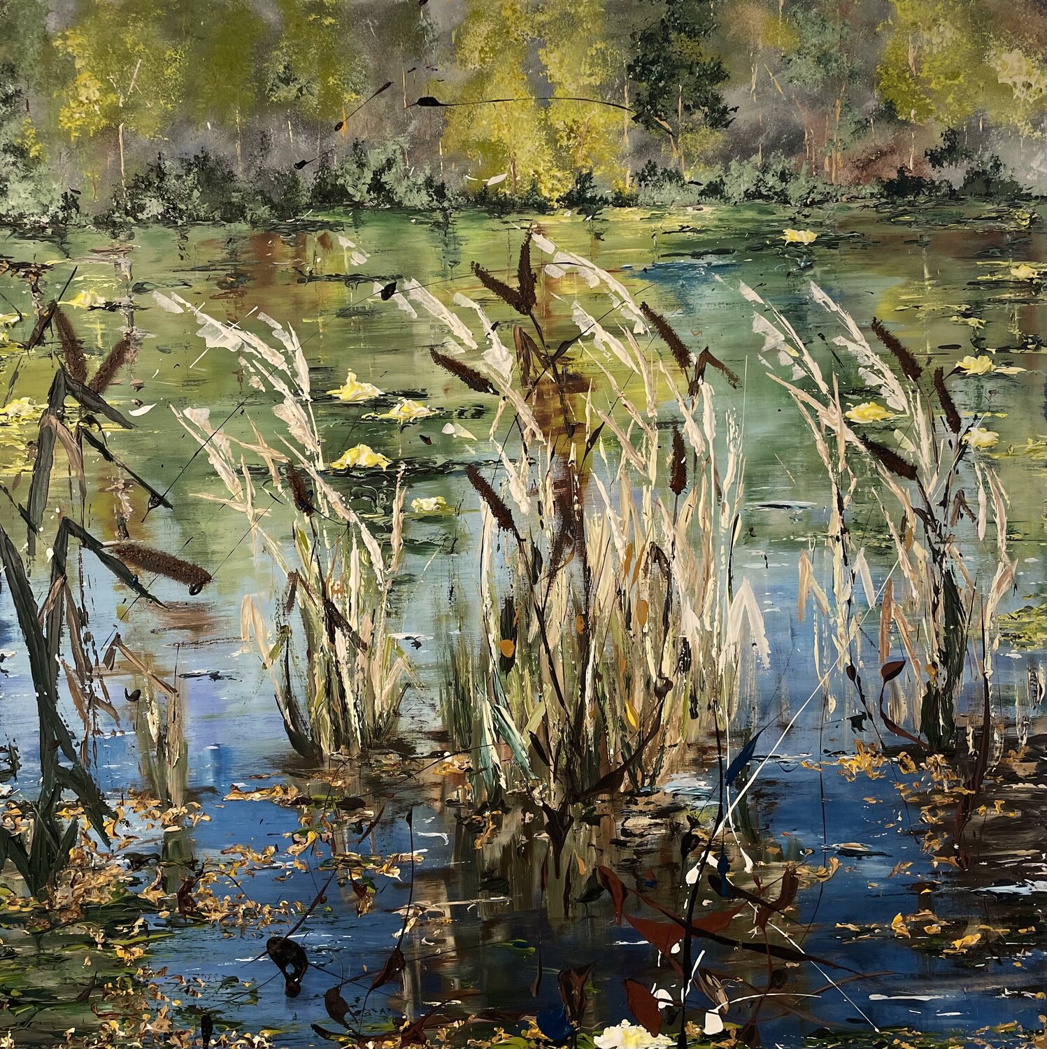 Wild serenity Liliya Kirchberger Original painting for sale