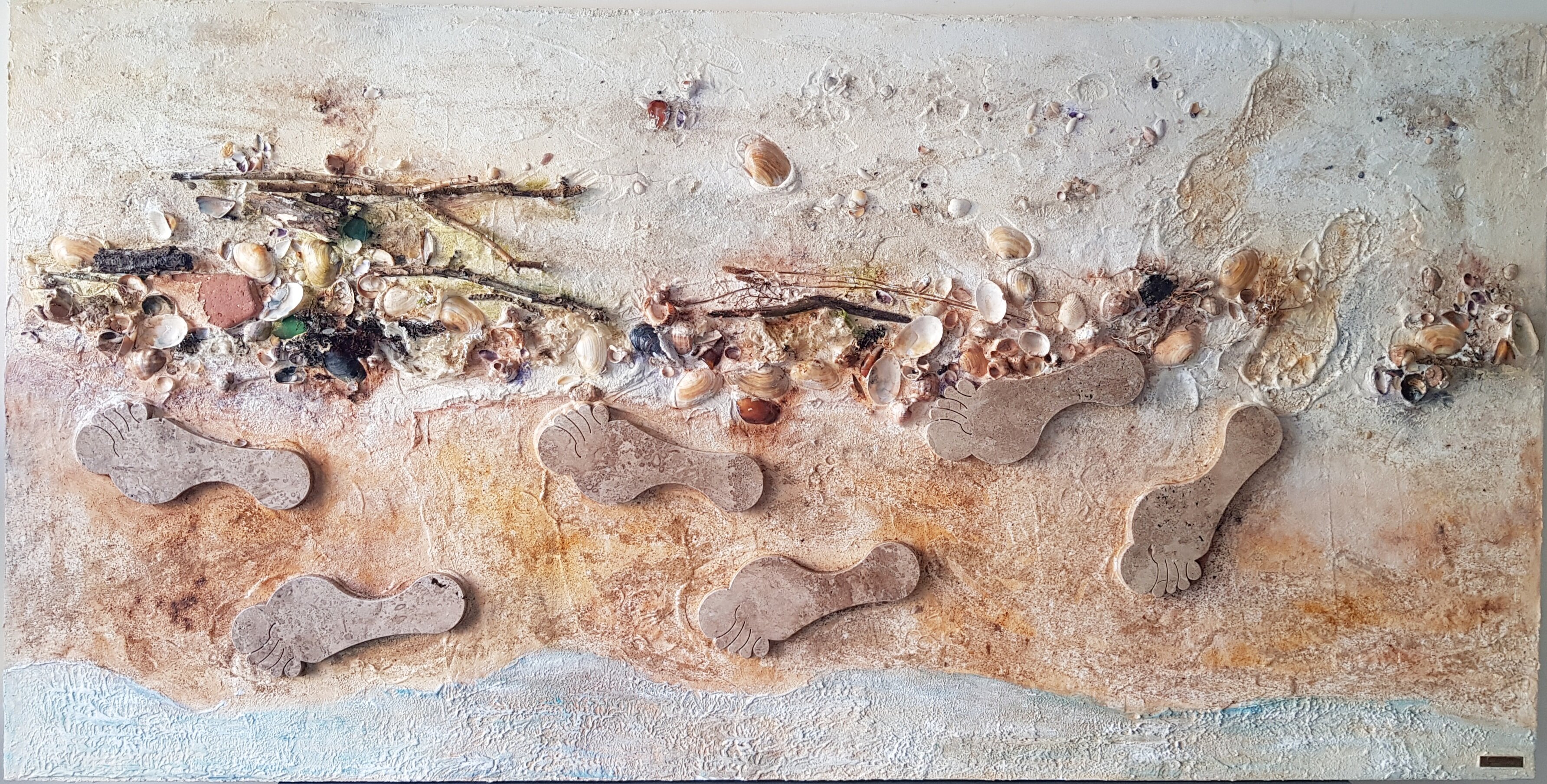 Steps in the sand