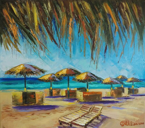 Summer By The Sea von Olga Nikitina, Malerei kaufen auf Select