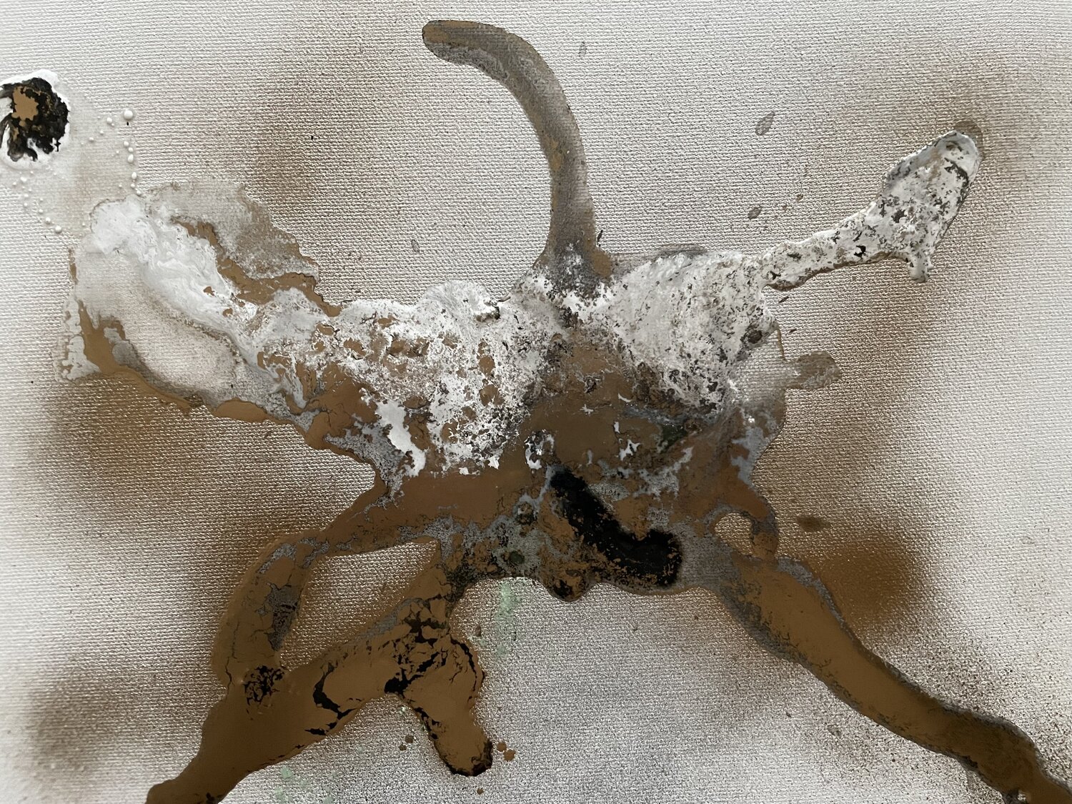 TENTACULE Laurence Thomas-Thiebau Original painting for sale
