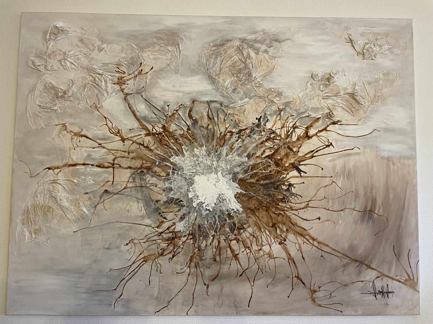 SYNAPSE Laurence Thomas-Thiebau Original painting for sale