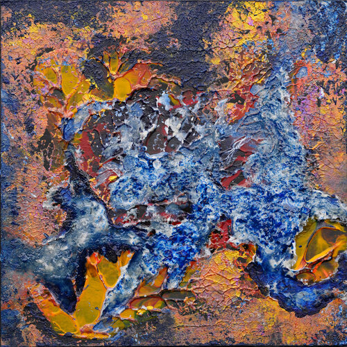 Earth Top View 016 by Siegmar Ahlvers, Painting for Sale on Select