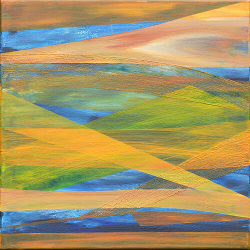 Transluzentis 10 Wasserführende Schichten by Siegmar Ahlvers, Painting for Sale on Select