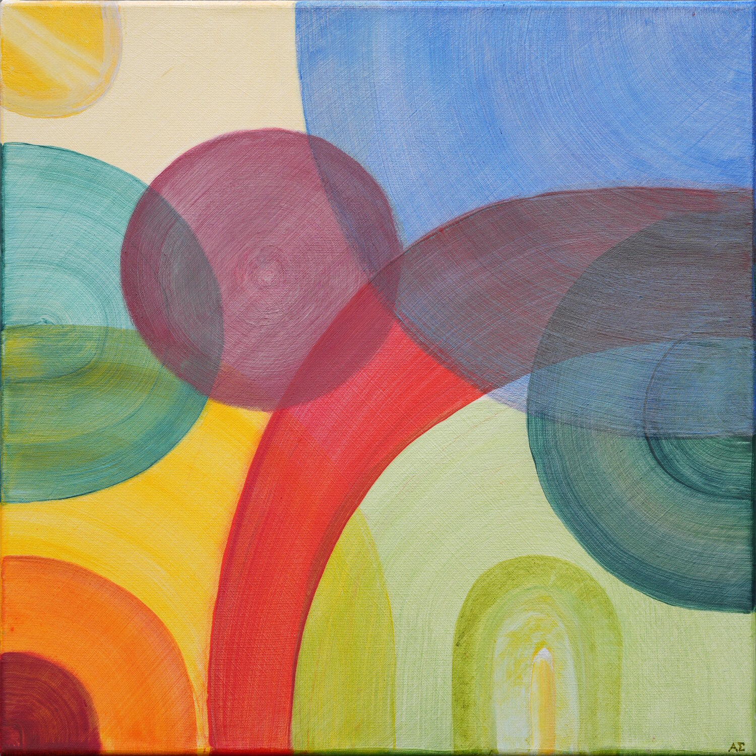 Transluzentis 04 - Tor zum Licht Siegmar Ahlvers Original painting for sale