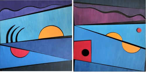 Studi N. 25 e N. 26 in Dittico. by Lino Spada, Painting for Sale on Select