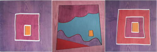 Trittico Comp.36/A by Lino Spada, Painting for Sale on Select