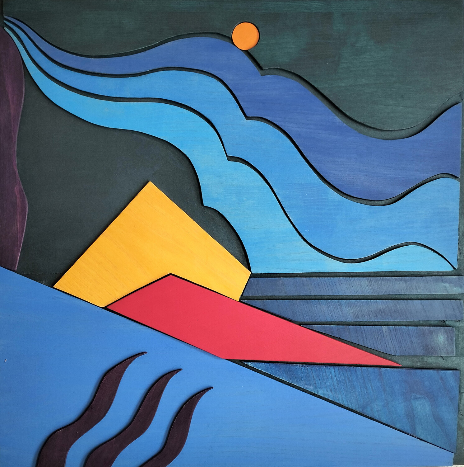 Composizione N. 33 Lino Spada Original painting for sale