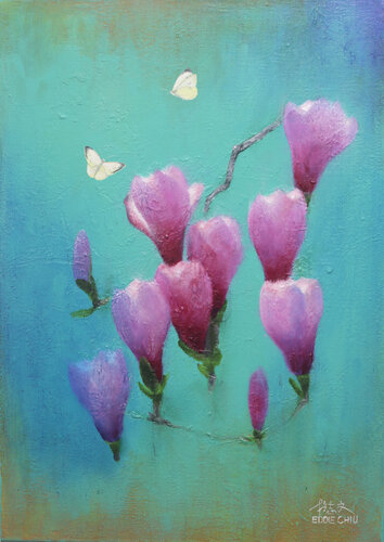 Magnolia 26.01 by Eddie Chiu, Painting for Sale on Select