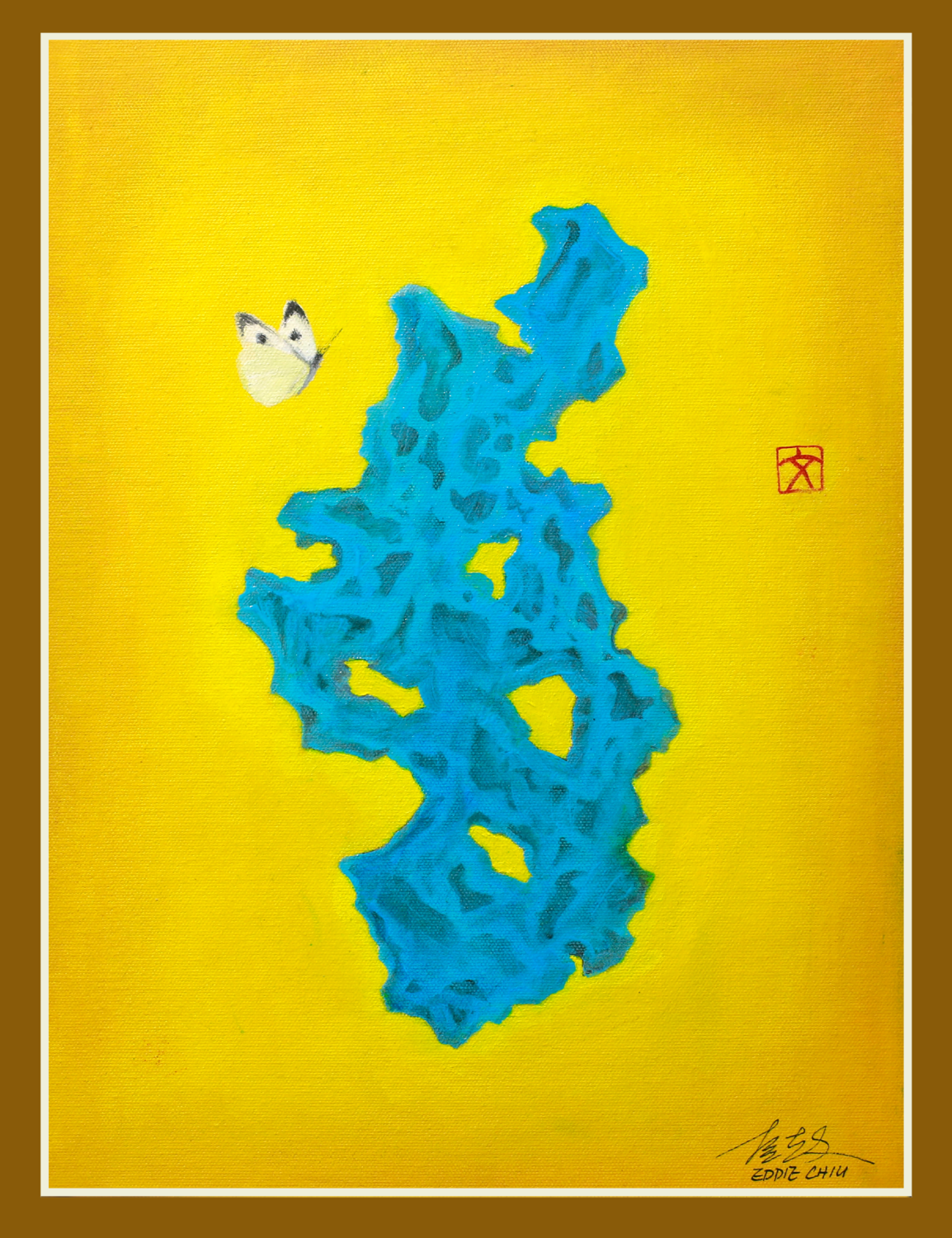 ROCK STORY 25.01 Eddie Chiu Original painting for sale