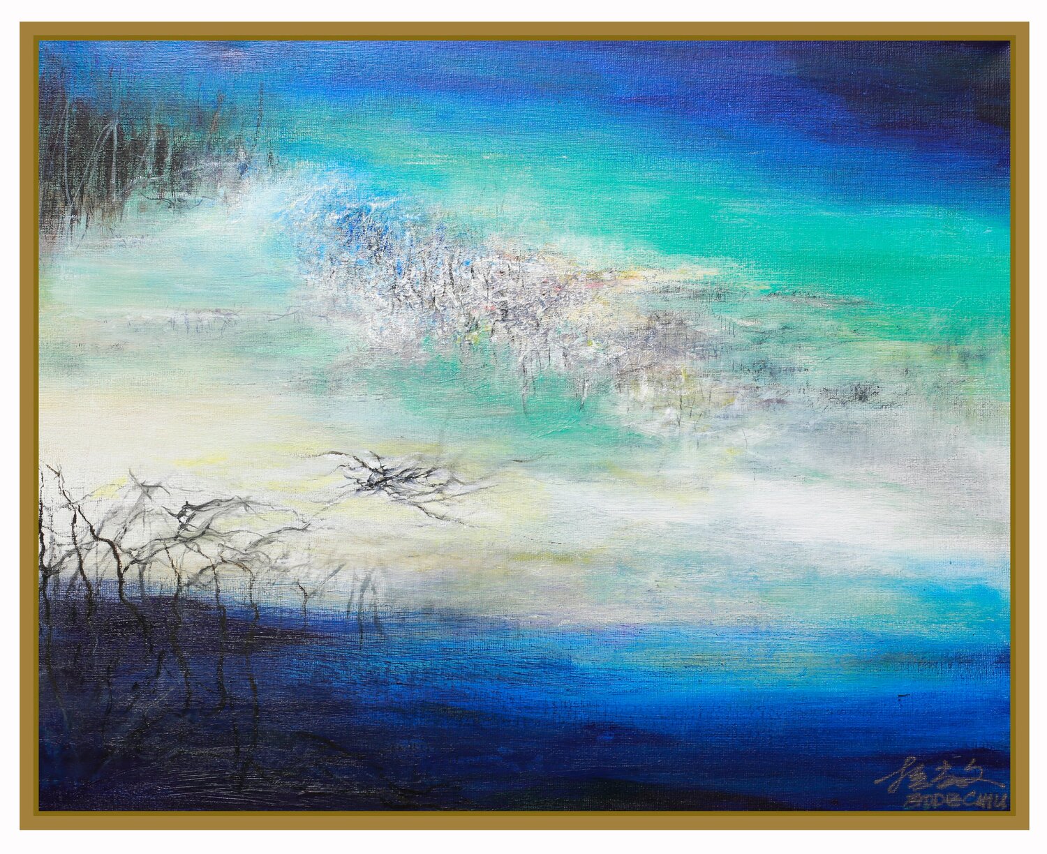 Abstract 25.05 Eddie Chiu Original painting for sale