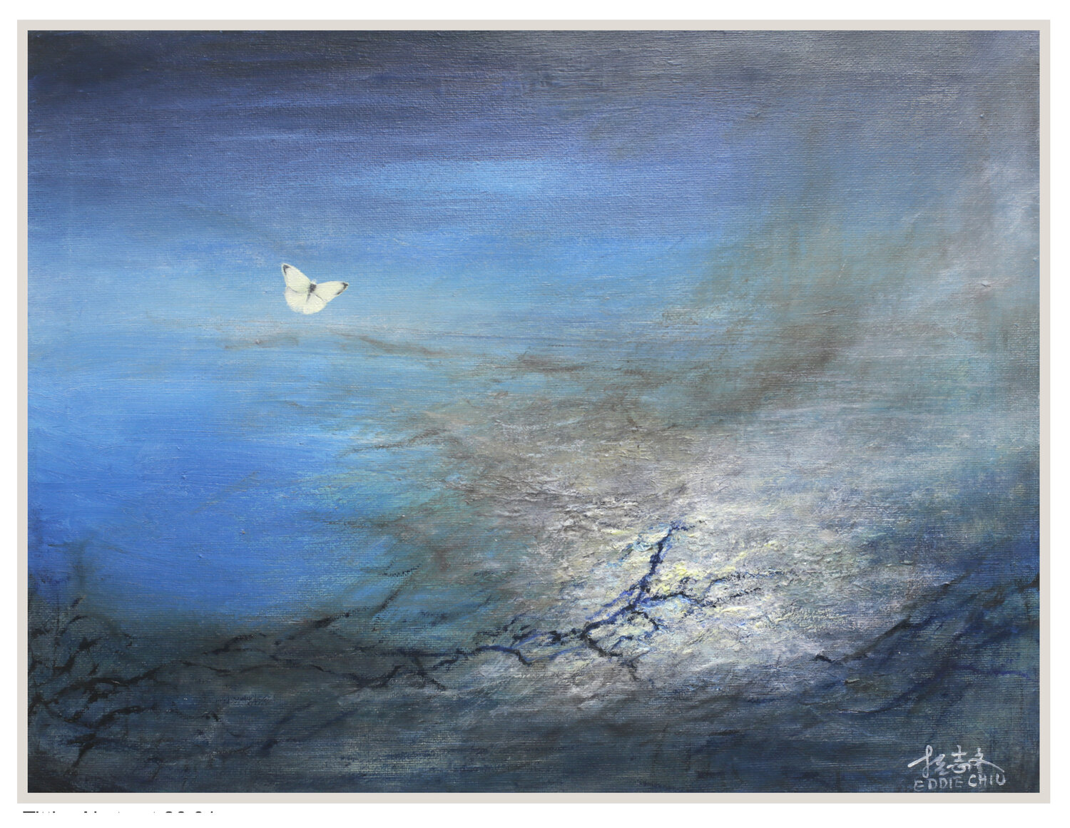 Abstract 26.01 Eddie Chiu Original painting for sale