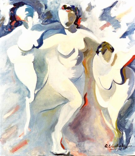 La danza by Ana Castro Feijoo, Painting for Sale on Select