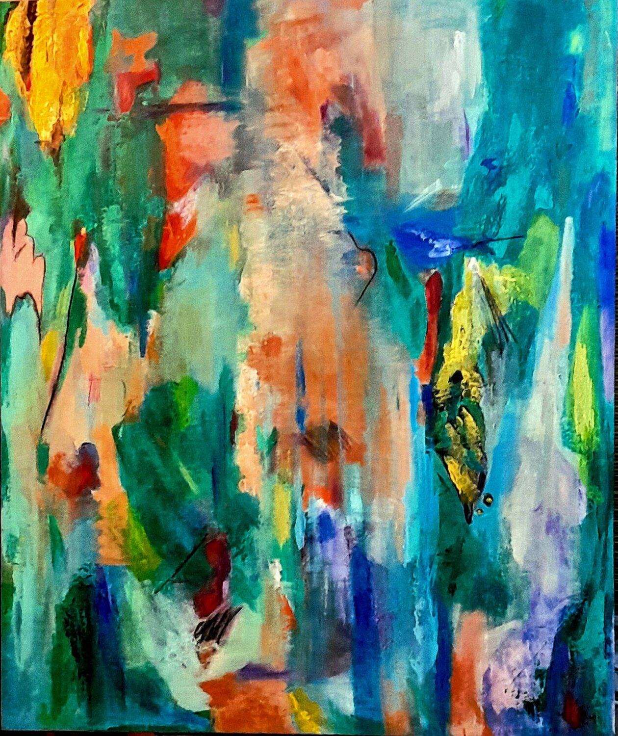 Luces Musicales Ana Castro Feijoo Original painting for sale
