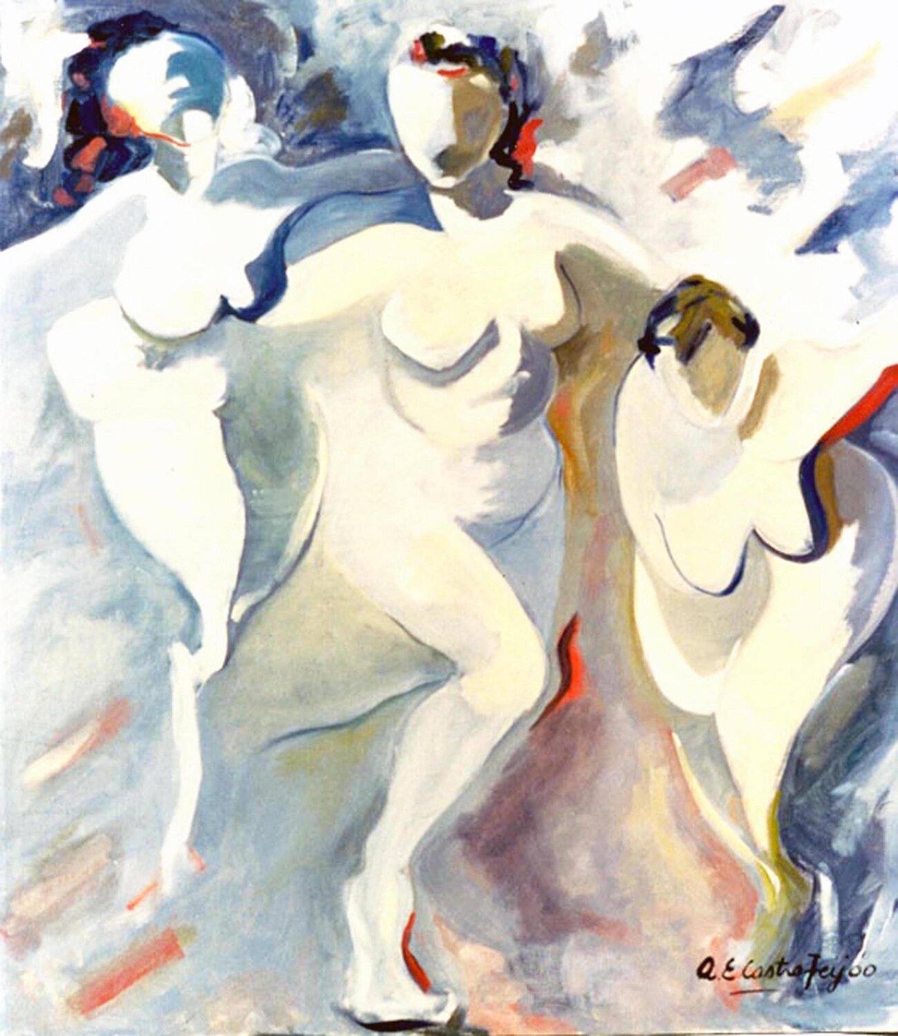 La danza Ana Castro Feijoo Original painting for sale