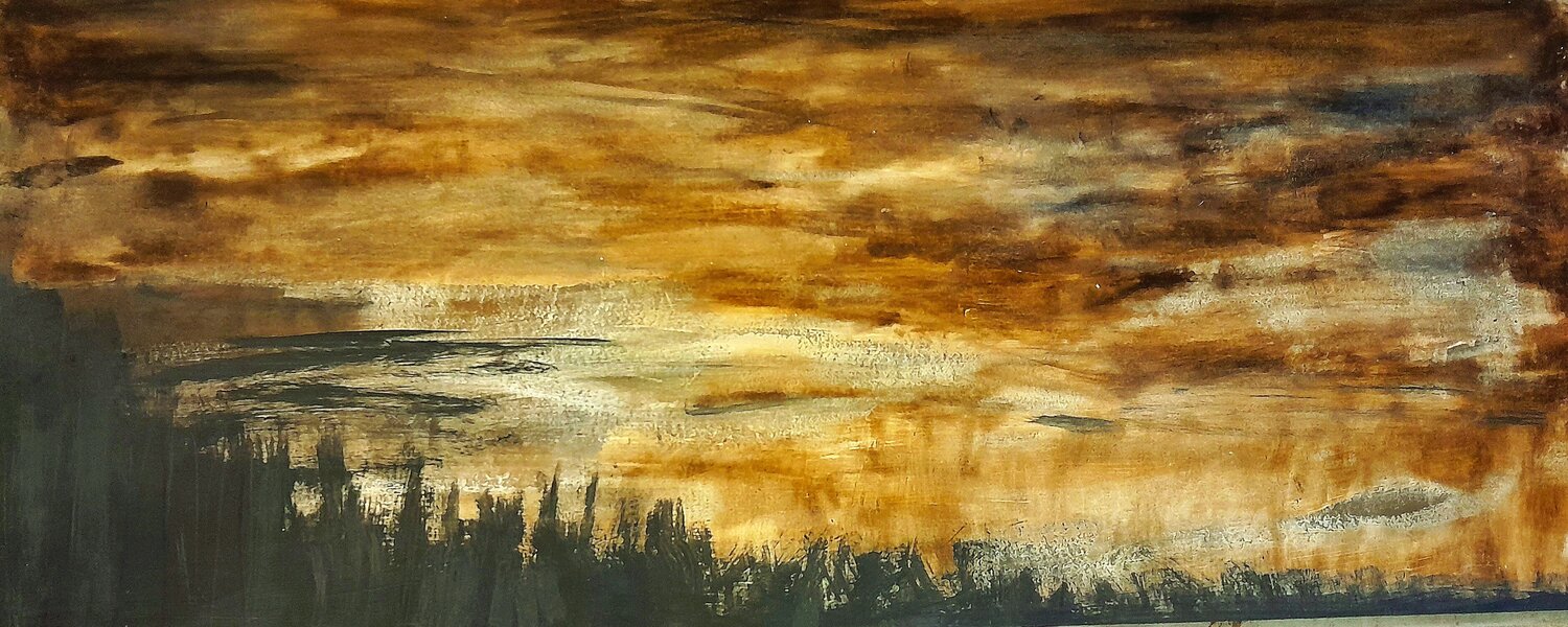 Horizonte I Ana Castro Feijoo Original painting for sale