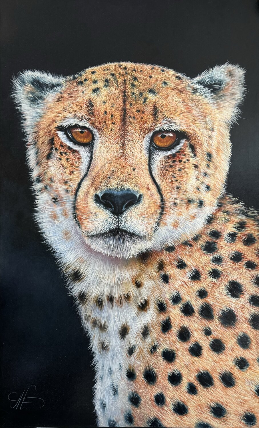Cheetah Artak Galstyan Original painting for sale