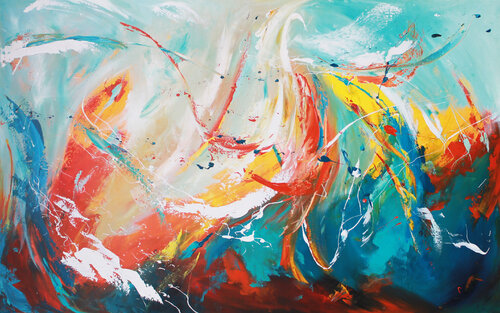 Aufbruch by Ulla Mersch, Painting for Sale on Select