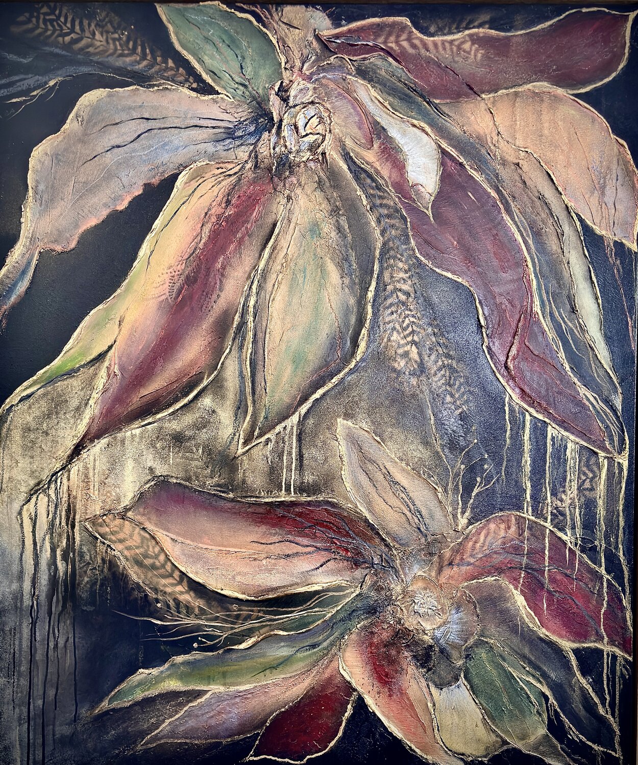 Blüten der Emotionen Jessica Kiesel Original painting for sale