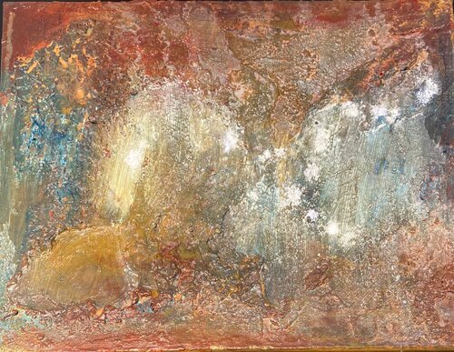 “Geerdete Strukturen” by Ilona Pausder, Painting for Sale on Select
