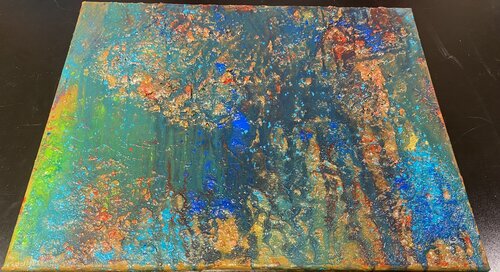 “Erdenklang – Tiefe der Natur” by Ilona Pausder, Painting for Sale on Select