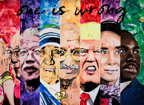 ONE IS WRONG by Michael "MiKu" Kuhn, Painting for Sale on Select