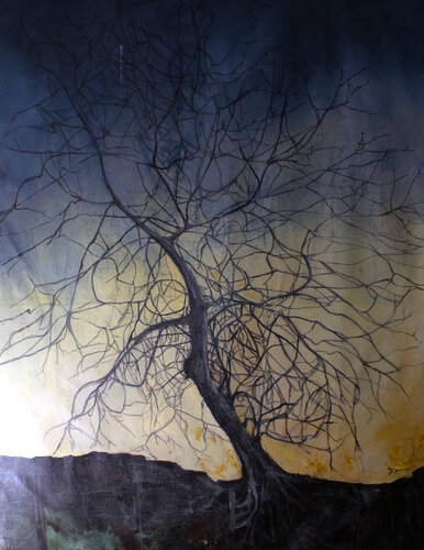 Narratives : : "Arbor Mundi" by Stephanie Visser, Painting for Sale on Select