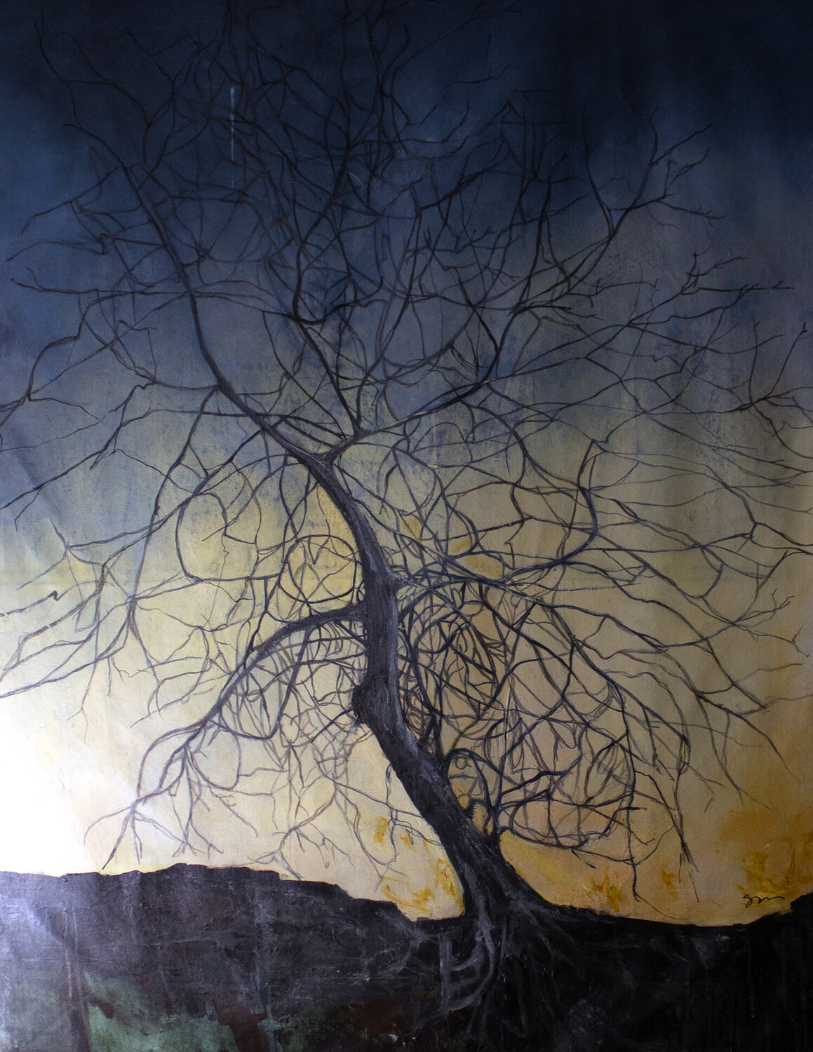 Narratives : : "Arbor Mundi" Stephanie Visser Original painting for sale
