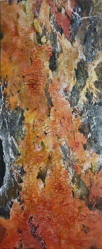 SC_213_" burning_I " by Martina Hartusch, Painting for Sale on Select